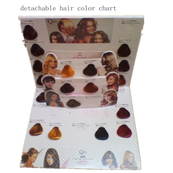 calendar hair color chart